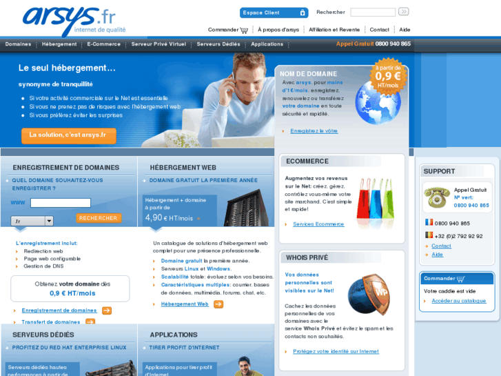 www.arsys.fr