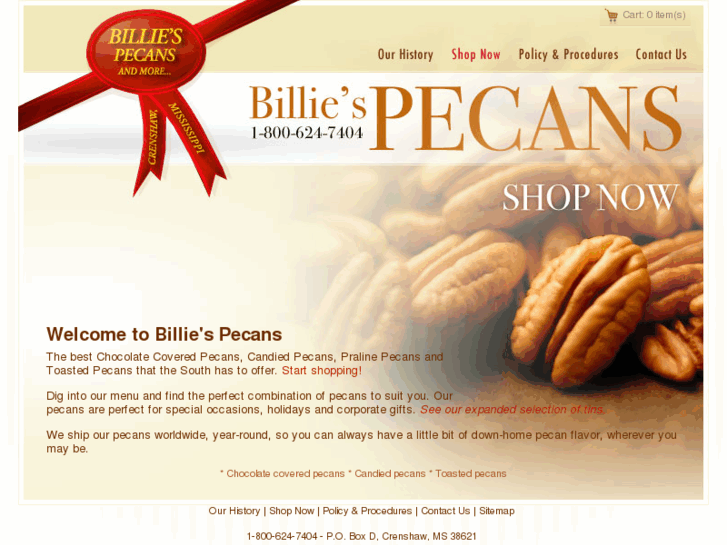 www.billiespecans.com