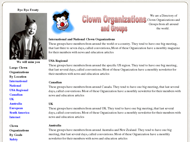 www.clownorganizations.com