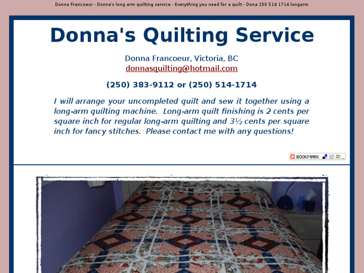 www.donnasquiltingservice.com