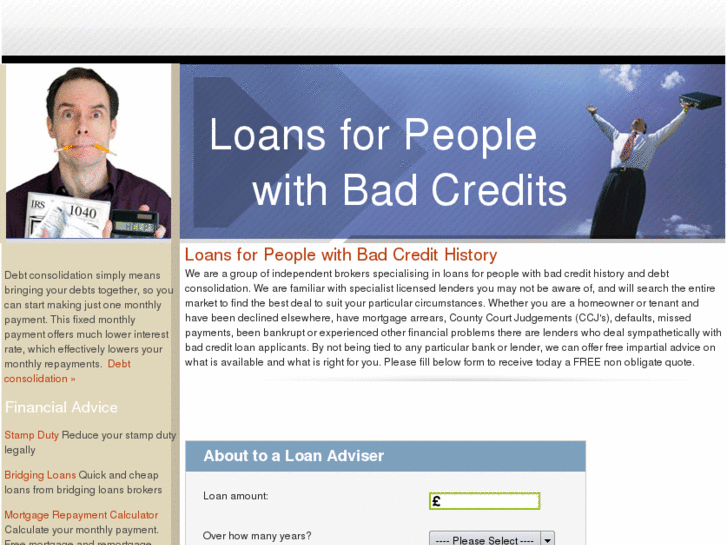 www.loansforpeoplewithbadcredits.co.uk