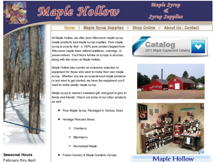 www.maplehollowsyrup.com