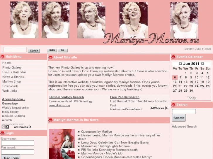 www.marilyn-monroe.eu