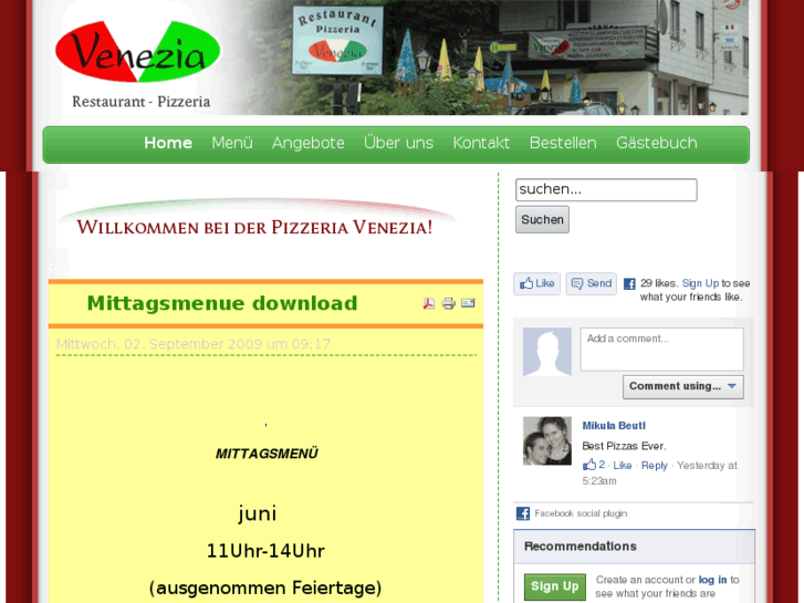 www.pizzeriavenezia.org