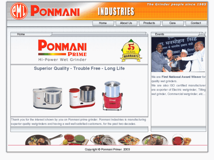 www.ponmaniwetgrinders.com