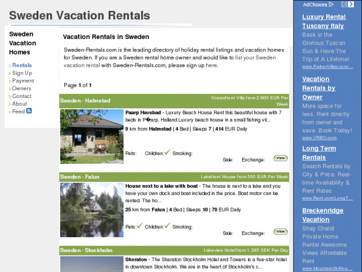 www.sweden-rentals.com