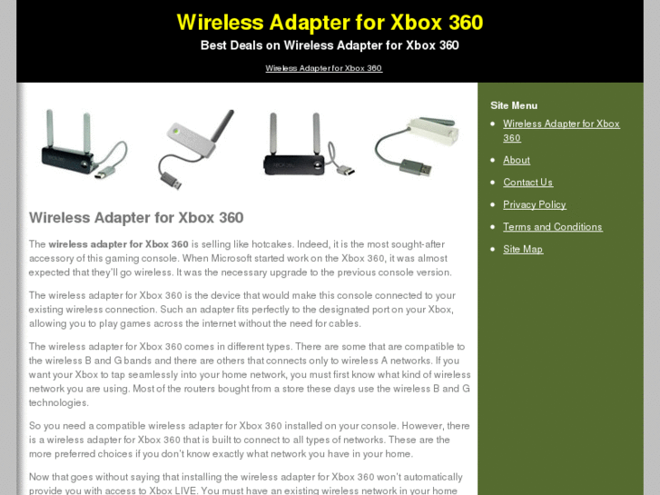 www.wirelessadapterforxbox360.org