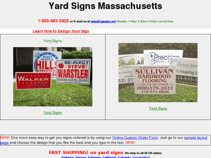 www.yardsignsmassachusetts.com