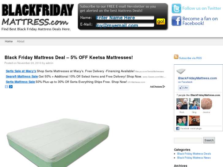 www.blackfridaymattress.com