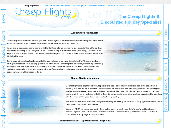 www.cheepcharterflights.com