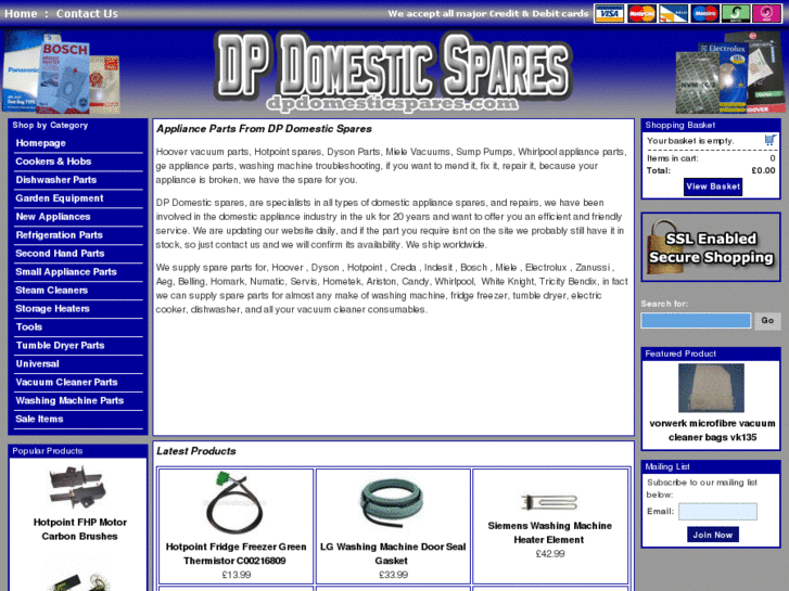 www.dpdomesticspares.com