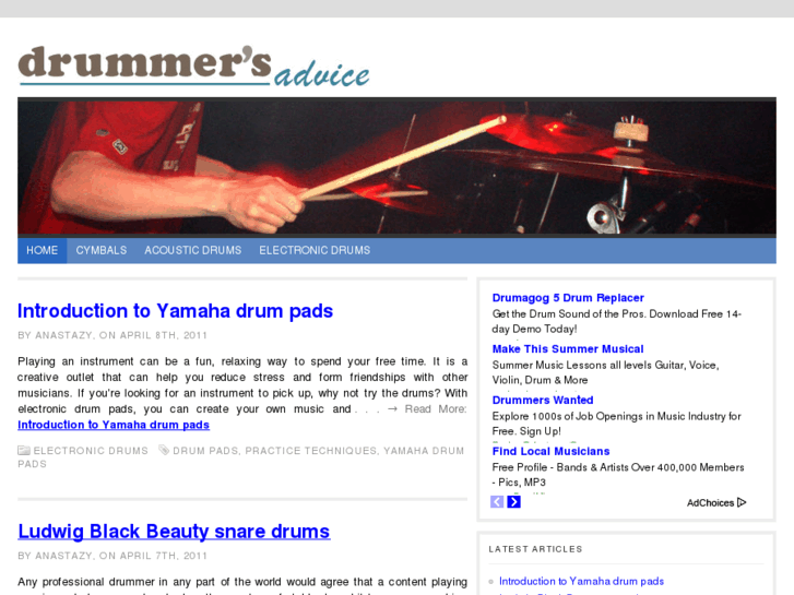 www.drummersadvice.com