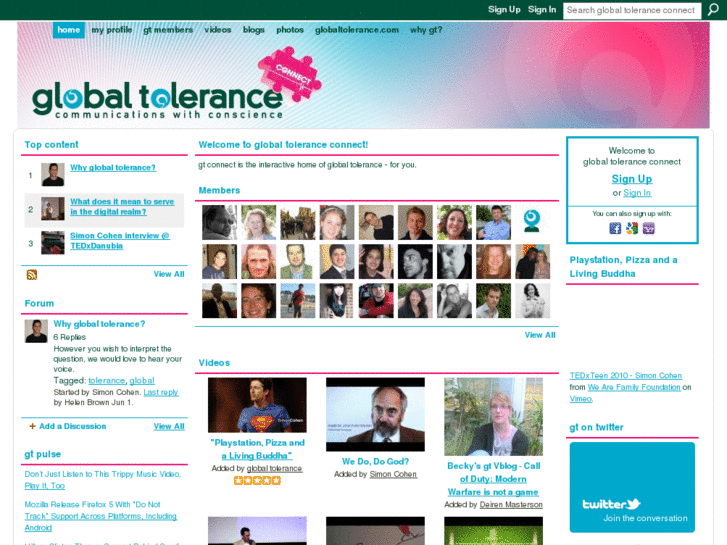 www.globaltoleranceconnect.com