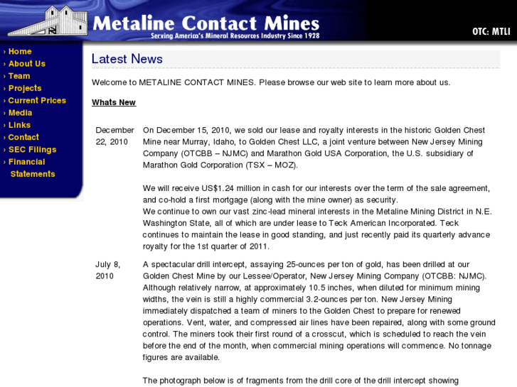 www.metalinecontactmines.com