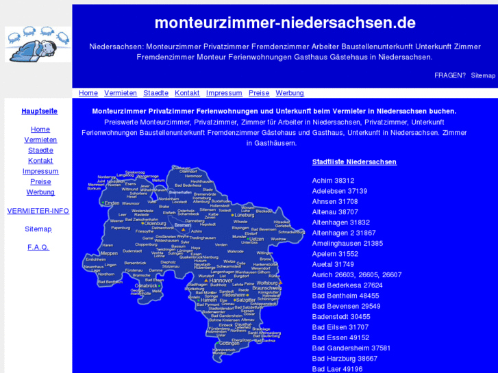 www.monteurzimmer-niedersachsen.de
