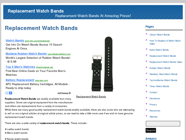 www.replacementwatchbands.biz
