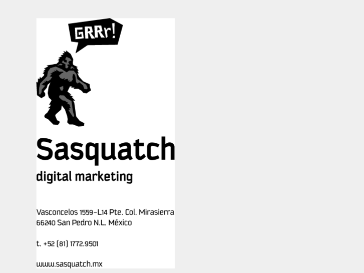 www.sasquatch.mx