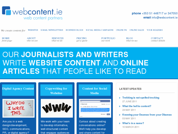 www.webcontent.ie