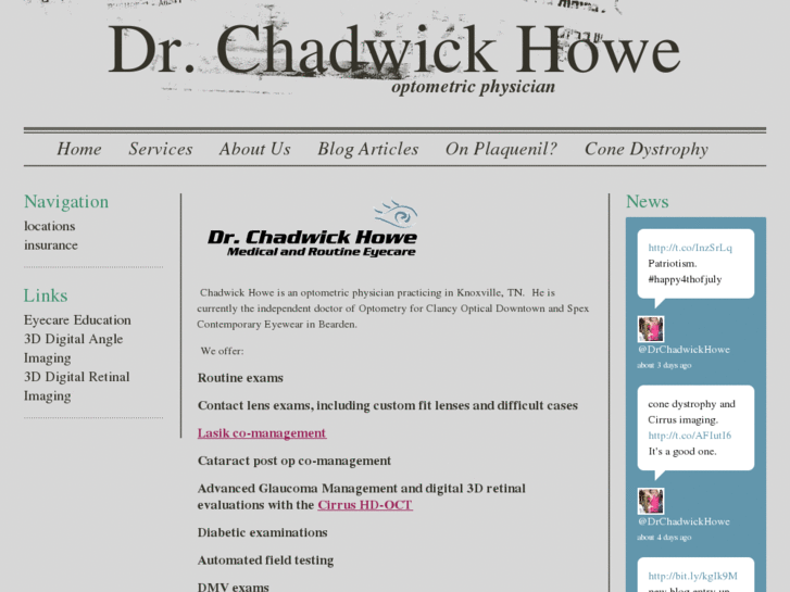 www.drchadwickhowe.com