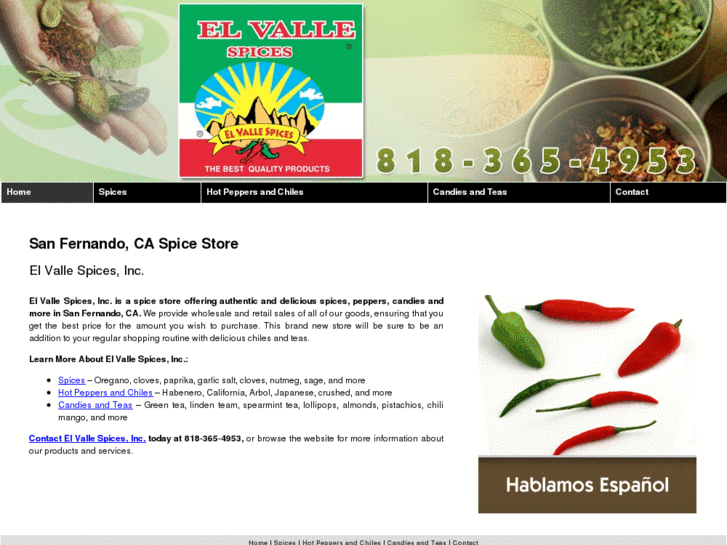 www.elvallespices.com