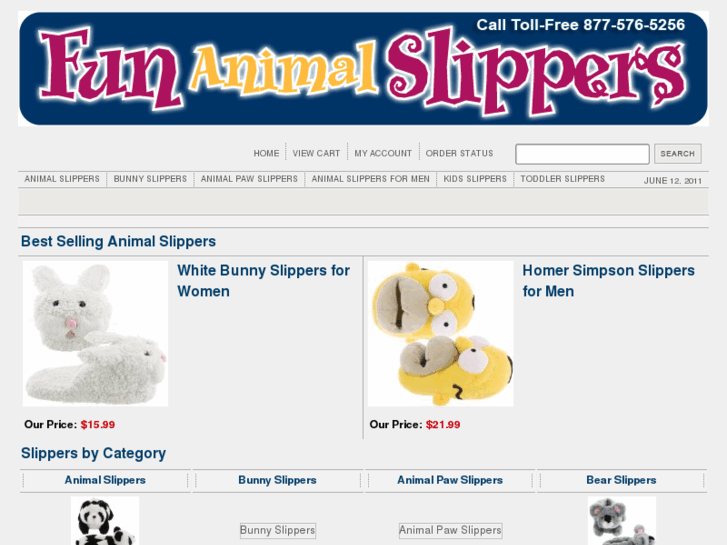 www.funanimalslippers.com