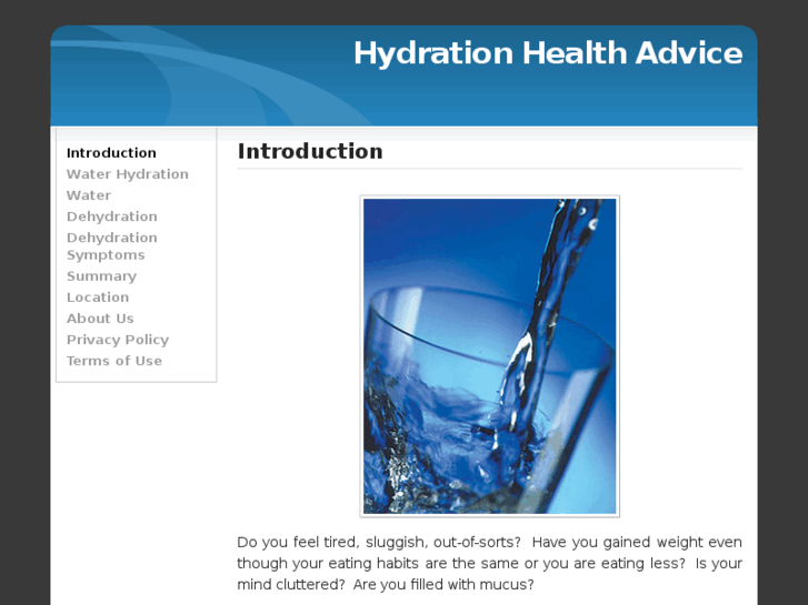 www.hydrationhealthadvice.com