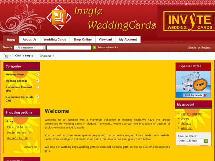 www.invyteweddingcards.com