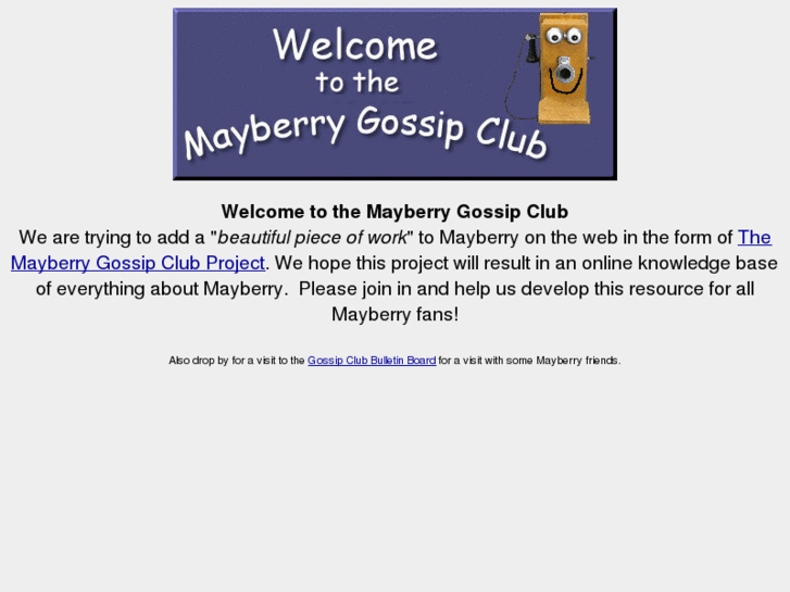 www.mayberrygossipclub.com