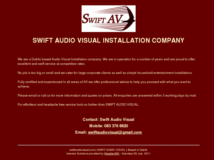 www.swiftaudiovisual.com