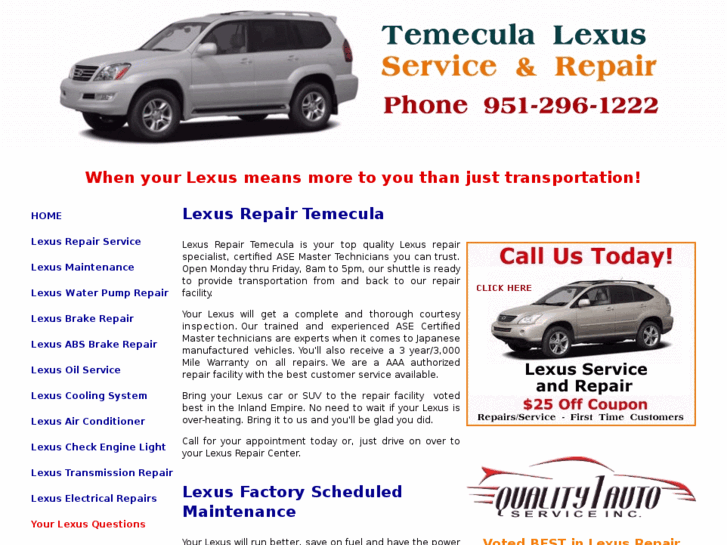 www.temeculalexusrepair.com