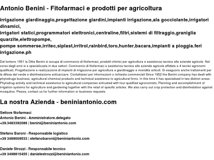 www.beniniantonio.com