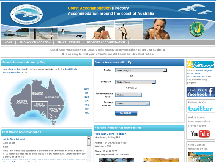 www.coast-accommodation.com.au