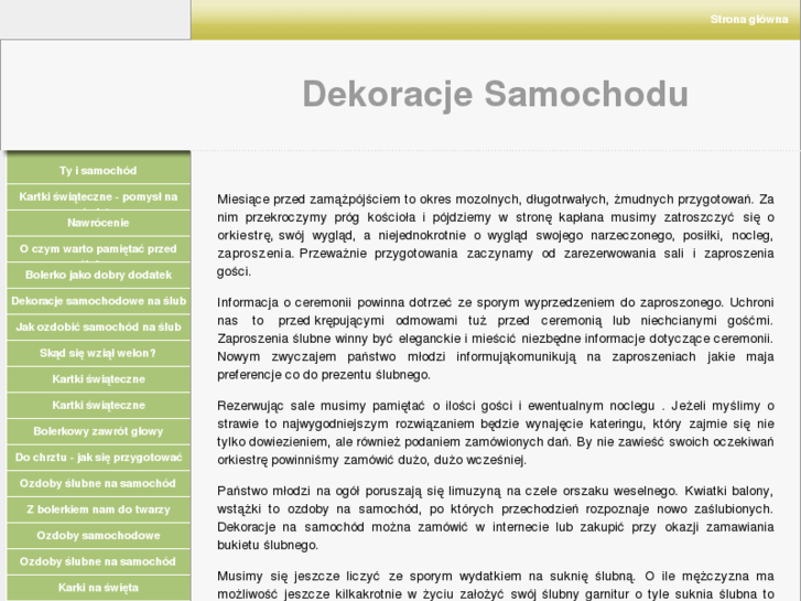 www.dekoracje-samochodu.org