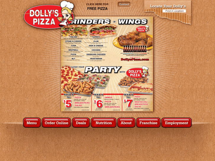 www.dollyspizza.com