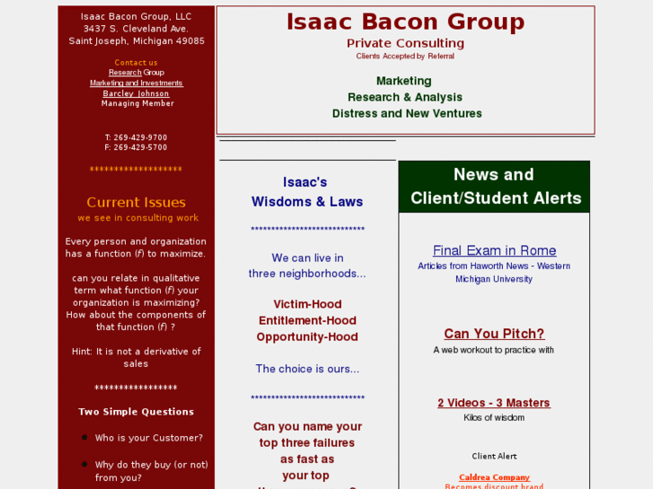 www.isaacbacon.com