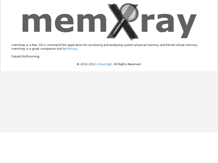 www.memxray.com