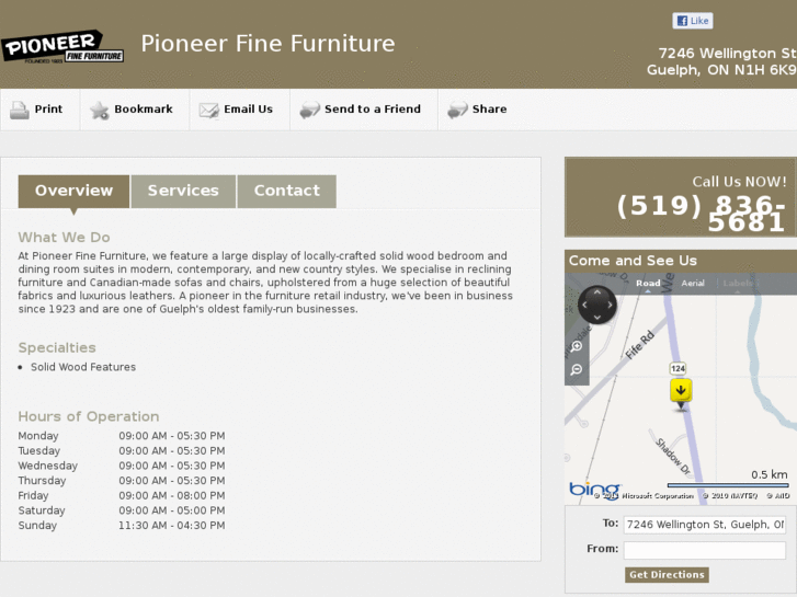 www.pioneerfurniture.ca