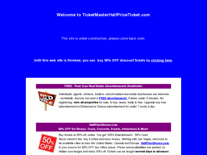 www.ticketmastershalfpriceticket.com