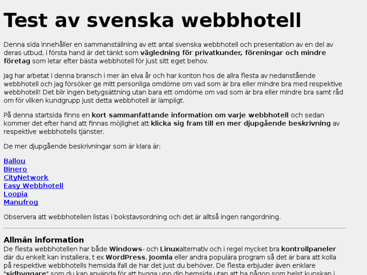 www.webbhotelltest.se