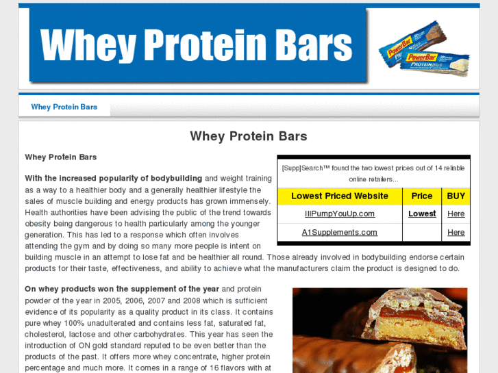 www.wheyproteinbars.net