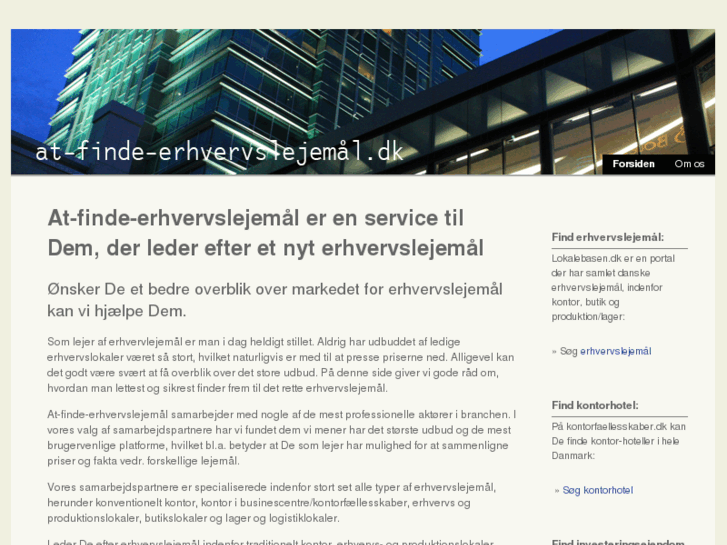 www.at-finde-erhvervslejemaal.dk