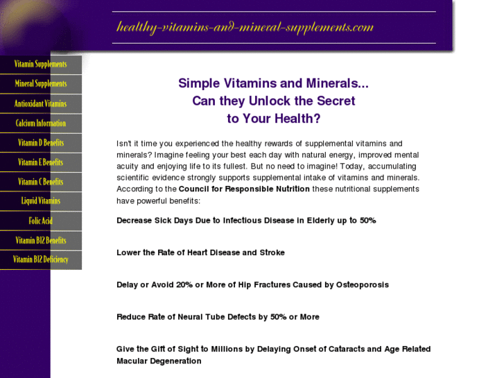 www.healthy-vitamins-and-mineral-supplements.com