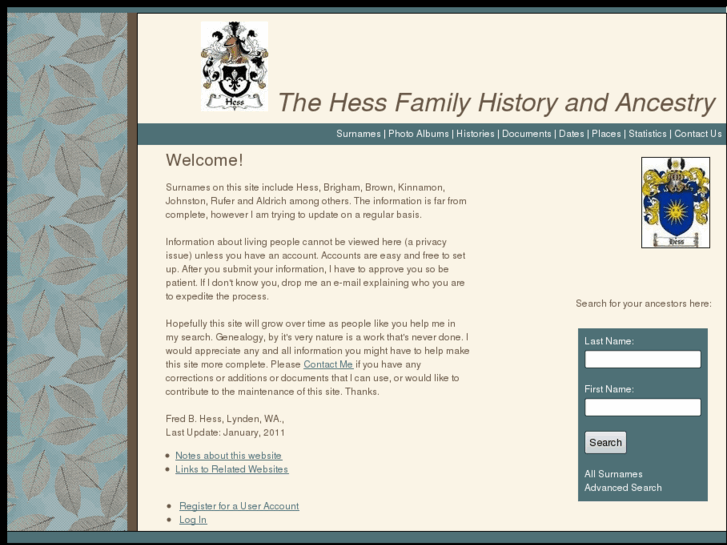 www.hessfamilyhistory.com