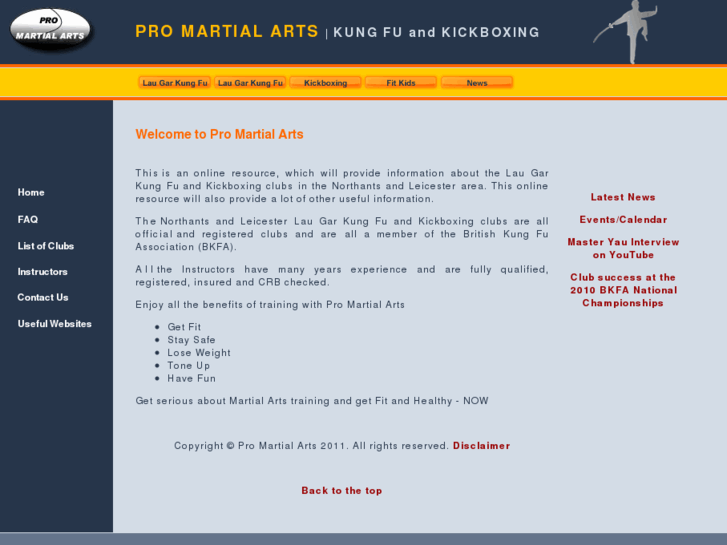 www.promartialarts.co.uk