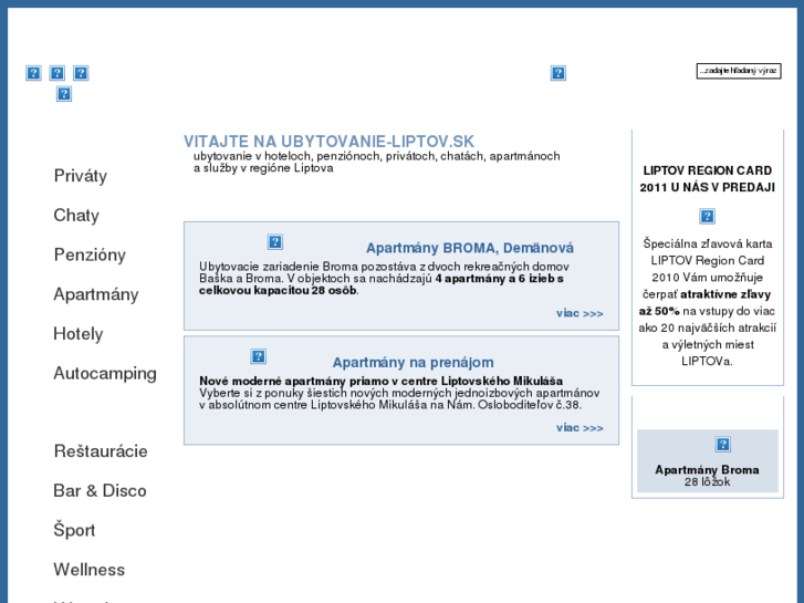 www.ubytovanie-liptov.sk