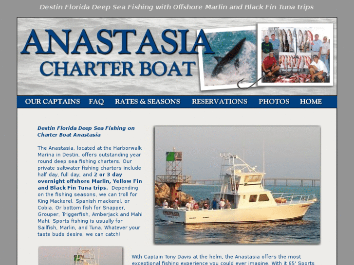 www.anastasiacharterboat.com