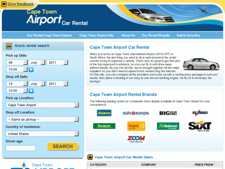 www.capetownairportcarrental.net