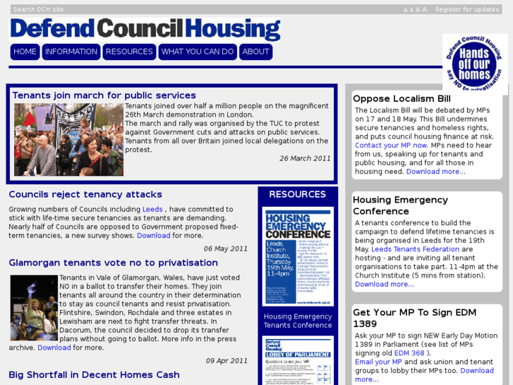 www.defendcouncilhousing.org.uk