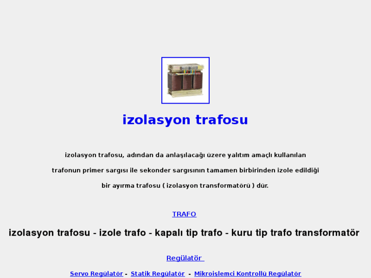 www.izolasyontrafosu.com