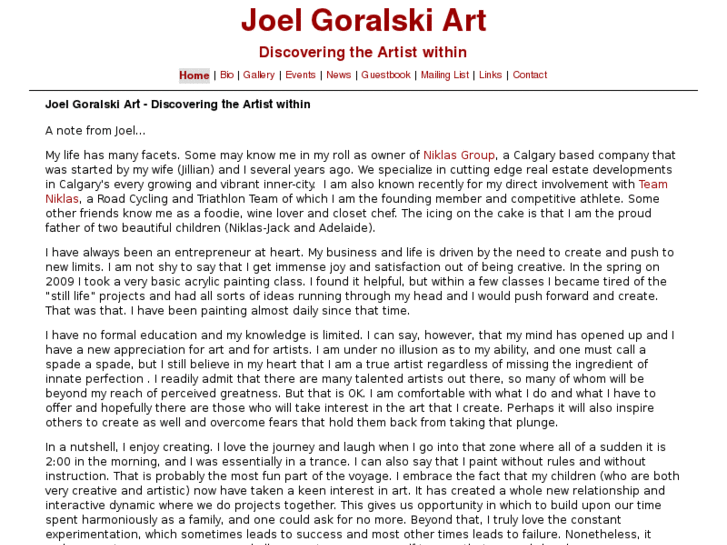 www.joelgoralski.com